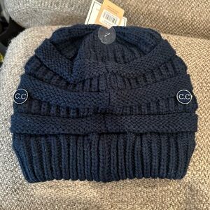 C.C Kids Navy Knit Beanie